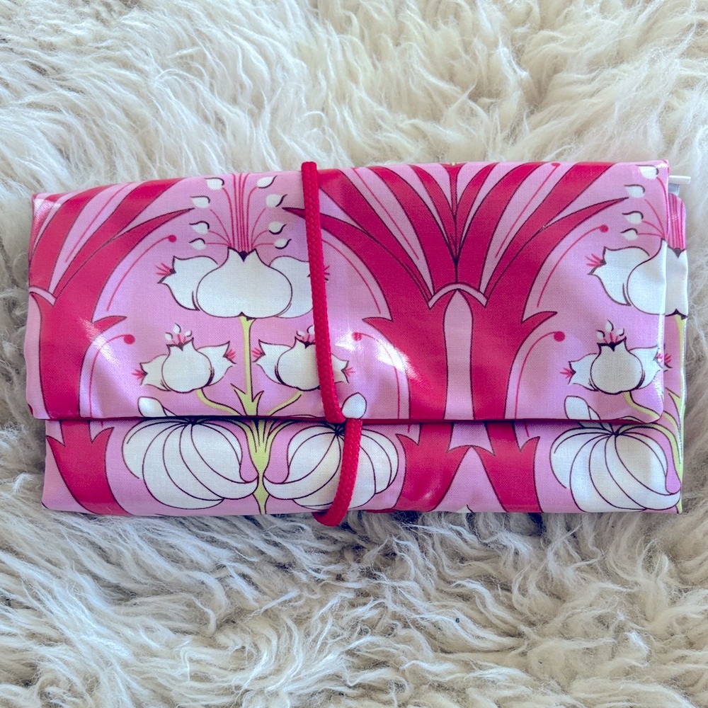 NWOT Objects of desire Lotus jewelry bag